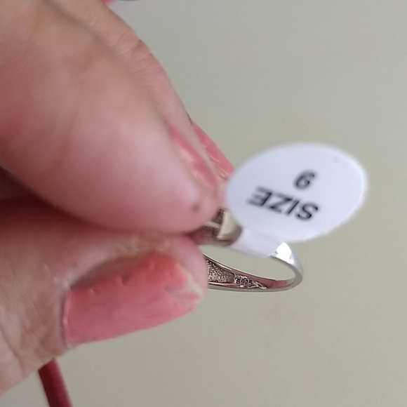 NEW Sterling Ring blue💙stone 925 - Picture 6 of 10